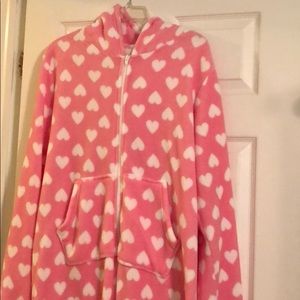 Pink heart onesie 💕
